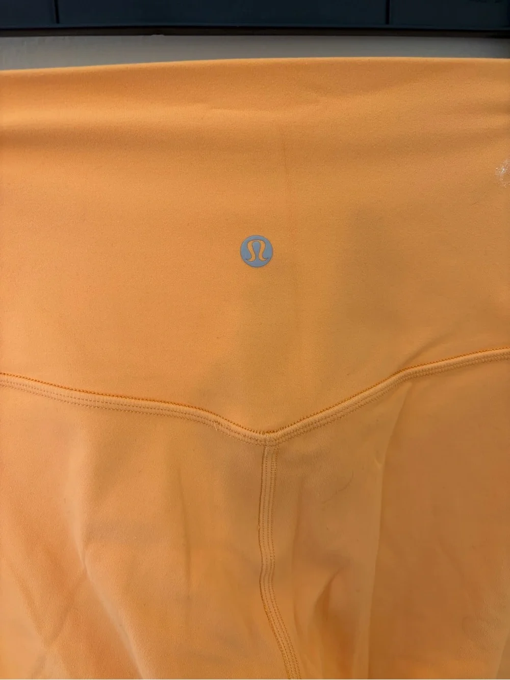 lululemon athletica Orange Cropped High-Rise Leggings